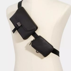 COACH  - Men's Black Rider Double Belt Bag
